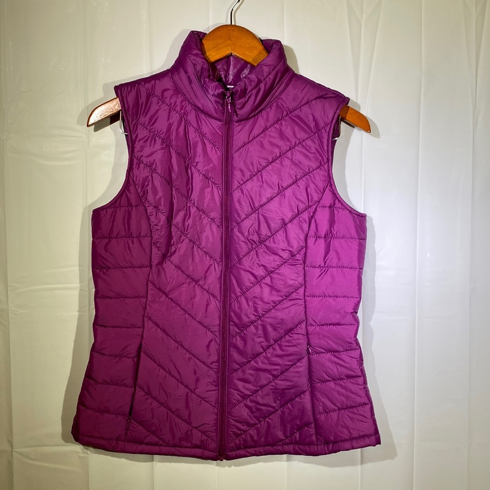 Magenta Puffy Vest